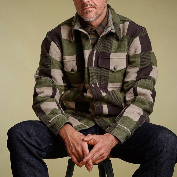 Filson Other - Filson Bear Tooth Plaid Green Snap Button Shacket Jacket